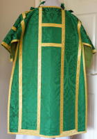 Green Roman High Mass Set of Vestments